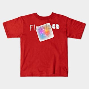 FLAWLESS (lit hearts) Kids T-Shirt